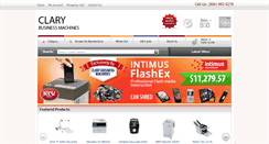 Desktop Screenshot of clarybusinessmachines.com
